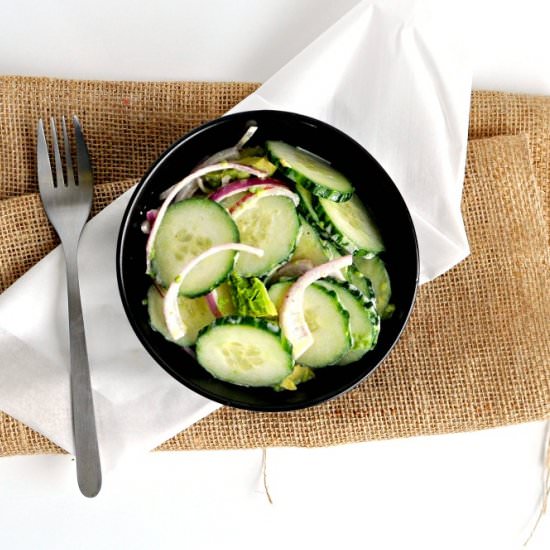 Cucumber Avocado Salad