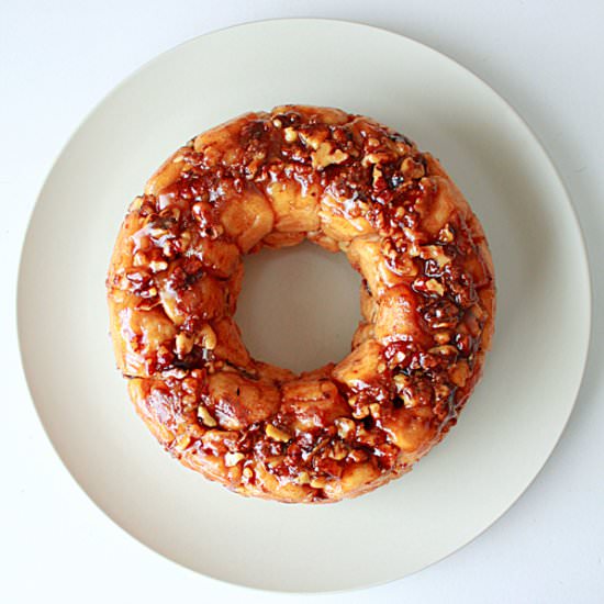 Caramel Walnut Monkey Bread