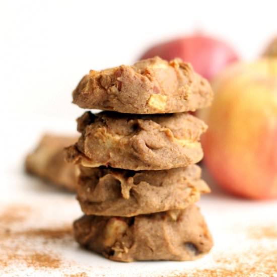 Apple Cinnamon Chickpea Cookies