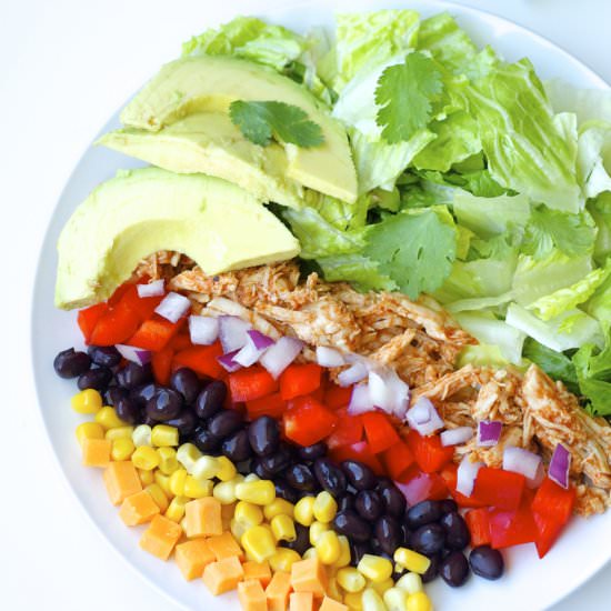 BBQ Chicken Chop Salad