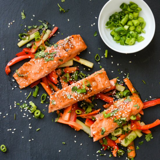Paleo Salmon Teriyaki