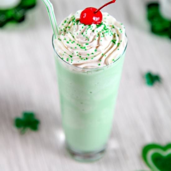 Homemade Shamrock Shake