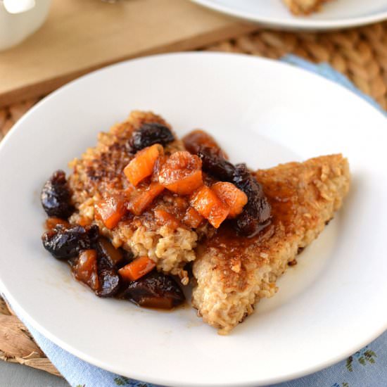 Pan Seared Oatmeal