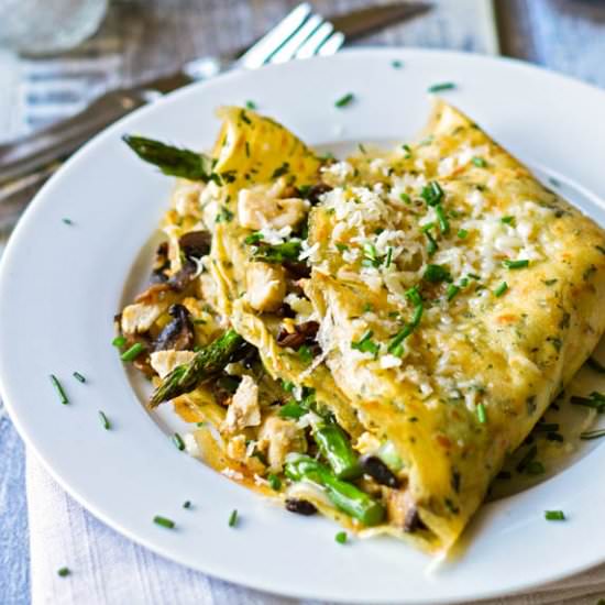 Gluten Free Chicken Crepes
