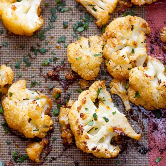 Parmesan Roasted Cauliflower