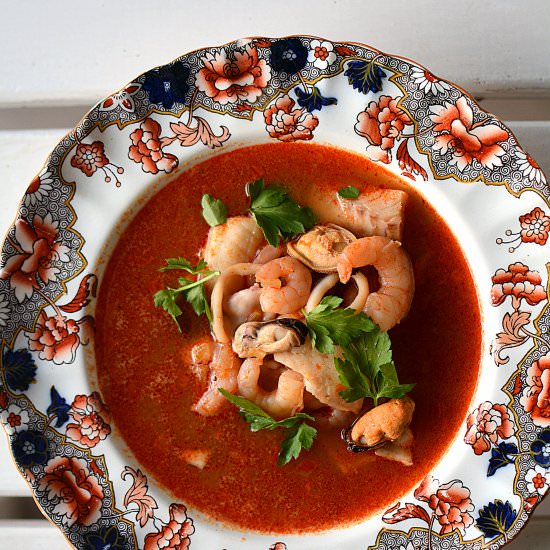 Seafood soup