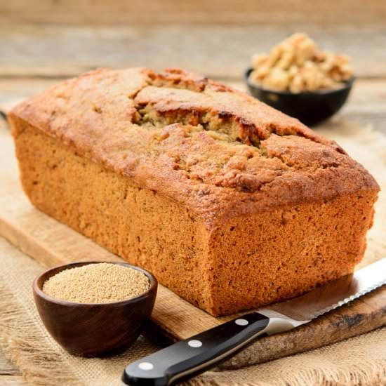 Amaranth Banana Nut Quick Bread