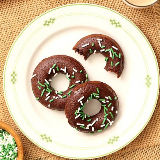Chocolate Stout Baked Doughnuts