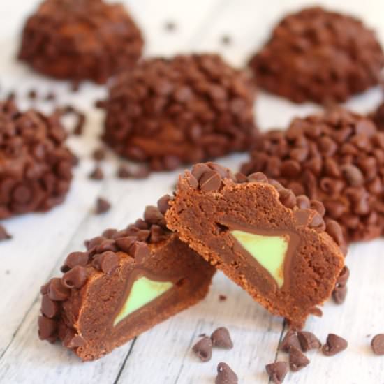 Double Chocolate MintTruffle Cookie