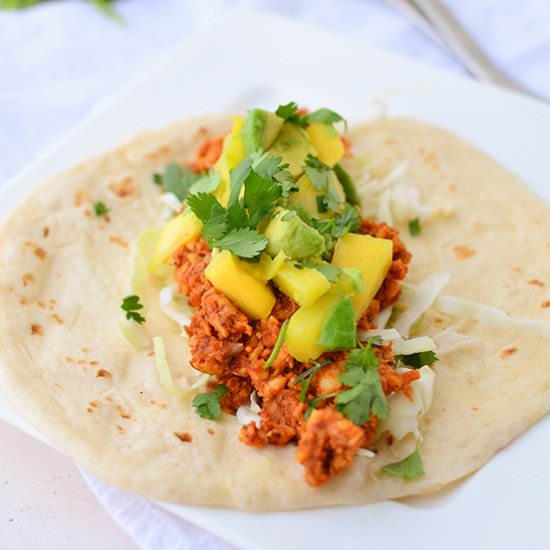 Chipotle Tempeh Tacos