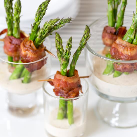 Bacon Wrapped Asparagus Appetizer