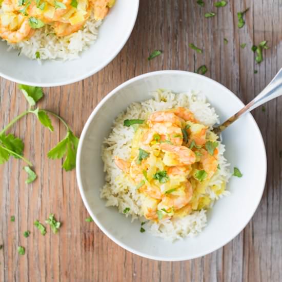 15-Minute Coconut Shrimp Curry
