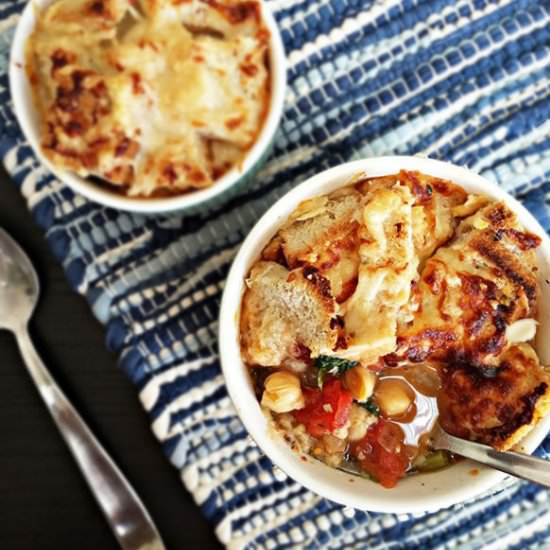 Bruleed Garden Minestrone Soup