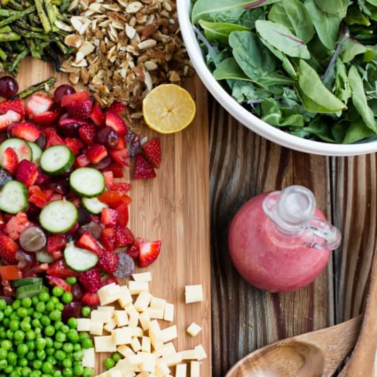 Spring Salad Pomegranate Dressing