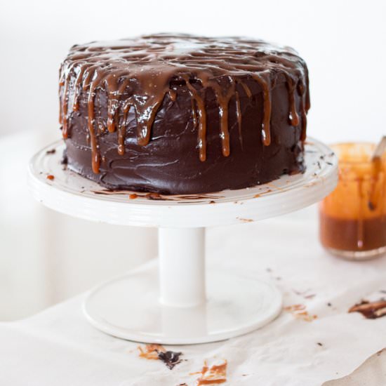 Chocolate & Salted Caramel Cake