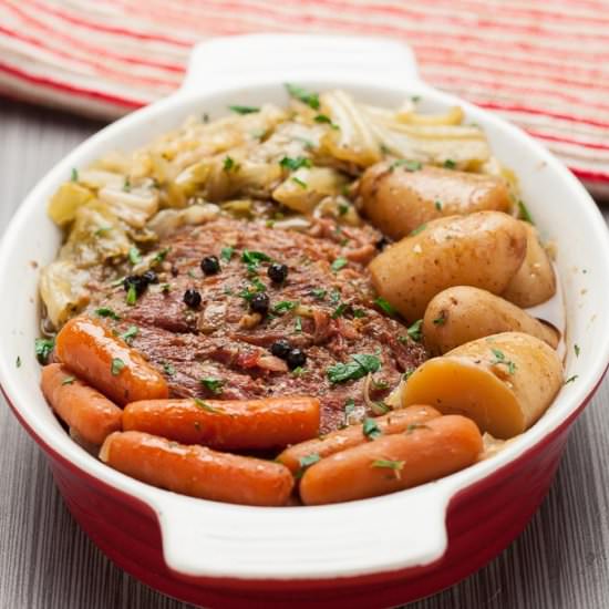 slow cooker corned beef