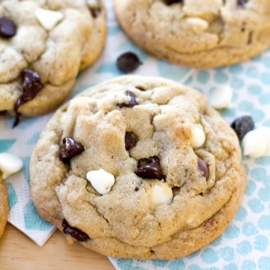 Triple Chocolate Chip Cookies