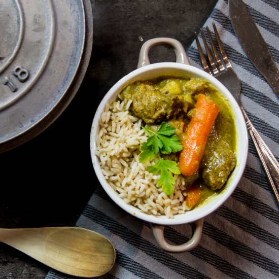 Namibian Potjiekos with Lamb
