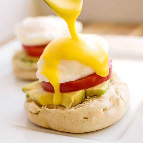 Easy Vegetarian Eggs Benedict