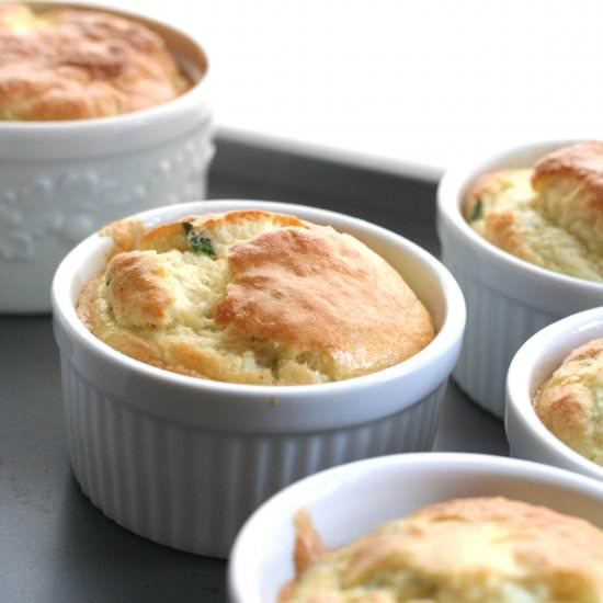 Cheddar & Chive Souffles