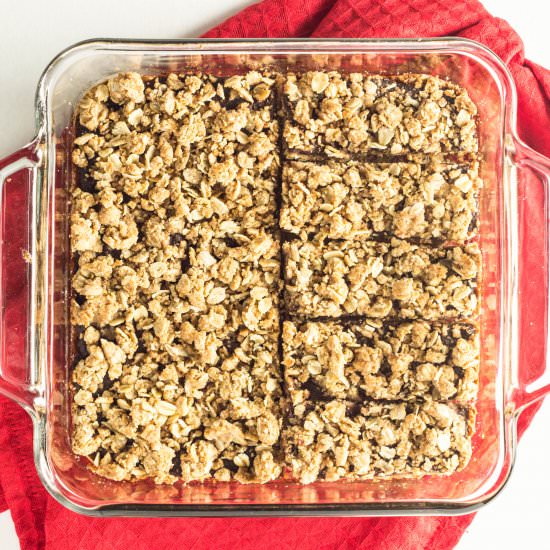 Apple Butter Oatmeal Bars