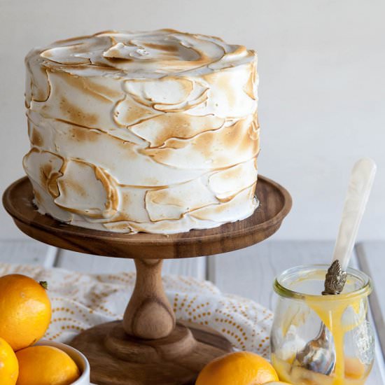 Lemon Meringue Cake