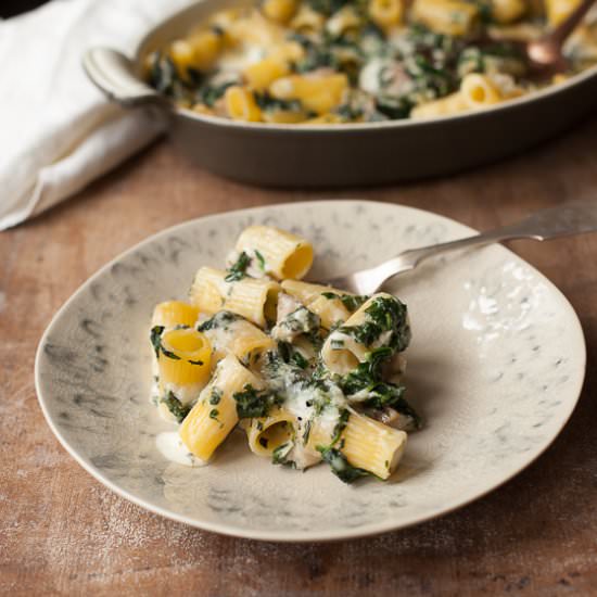 Chicken, Spinach and Pasta Al Forno