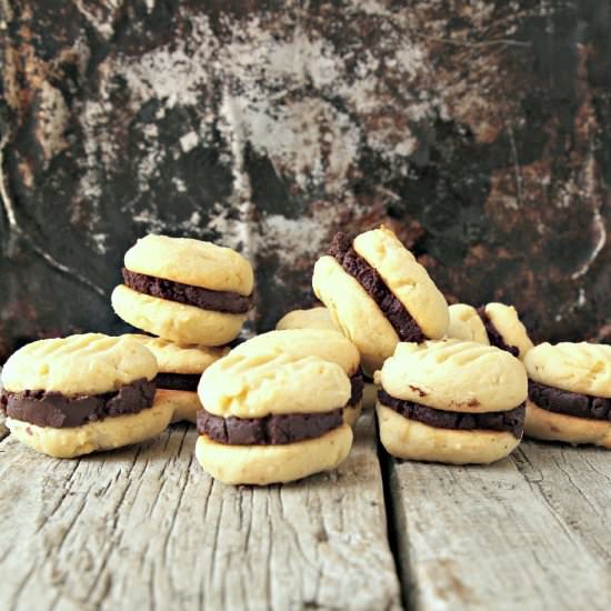 Condensed Milk Mocha Fudge Cookies