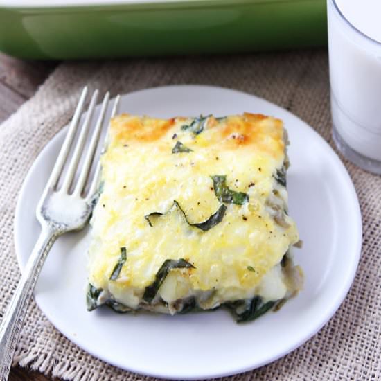 Spinach Artichoke Egg Casserole