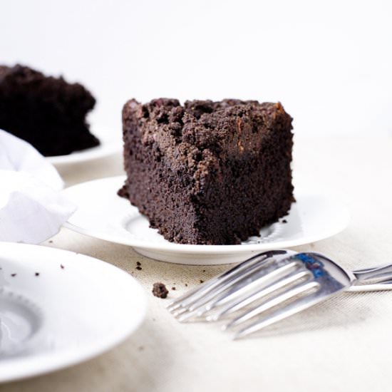 Chocolate-Rye Crumb Cake