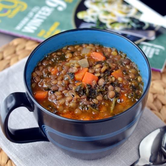 Brazilian Kale & Lentil Soup