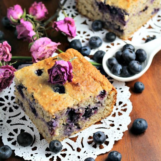 Skinny Blueberry Banana Bread