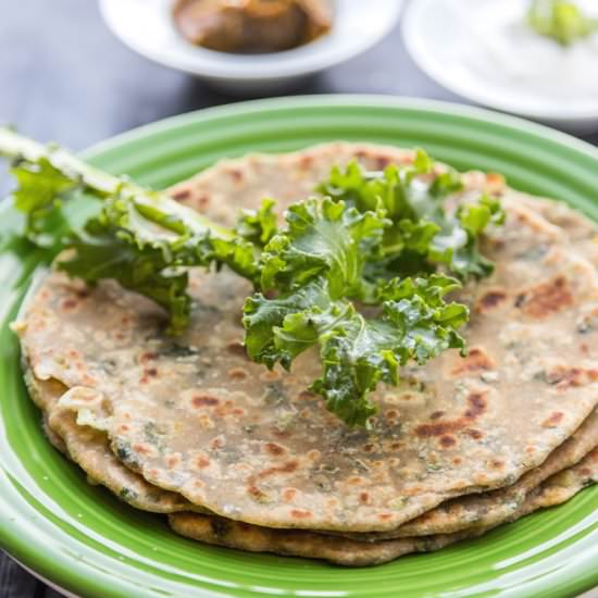Kale Paratha