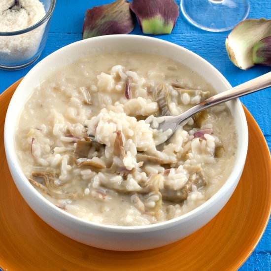 Artichoke and Taleggio Risotto