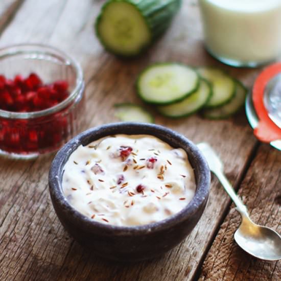 Pomegranate Raita