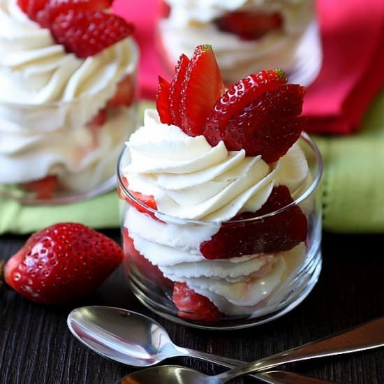 Strawberries & Creme Mini Tarts