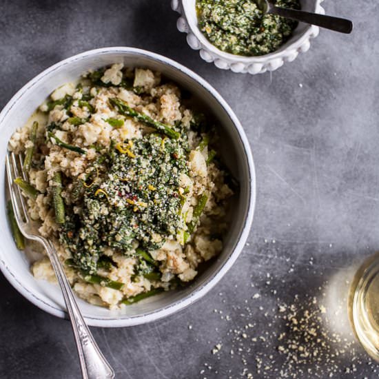 Quick Cauliflower “Risotto”