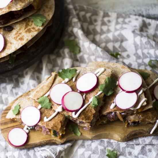 Chorizo Quesadillas