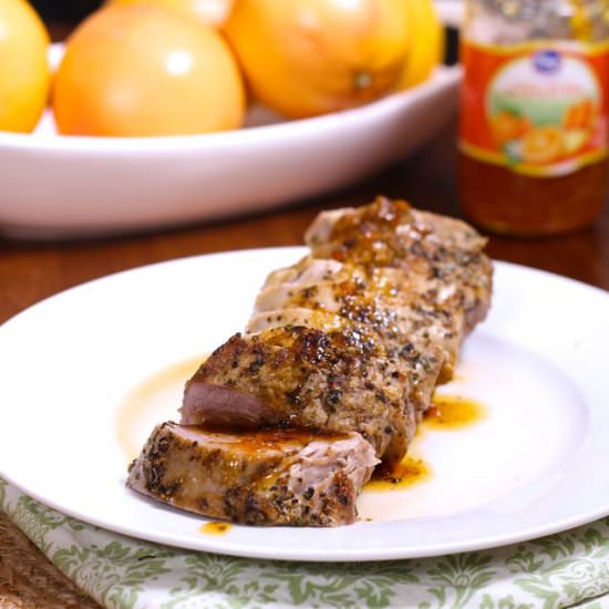 Citrus Glazed Pork Tenderloin