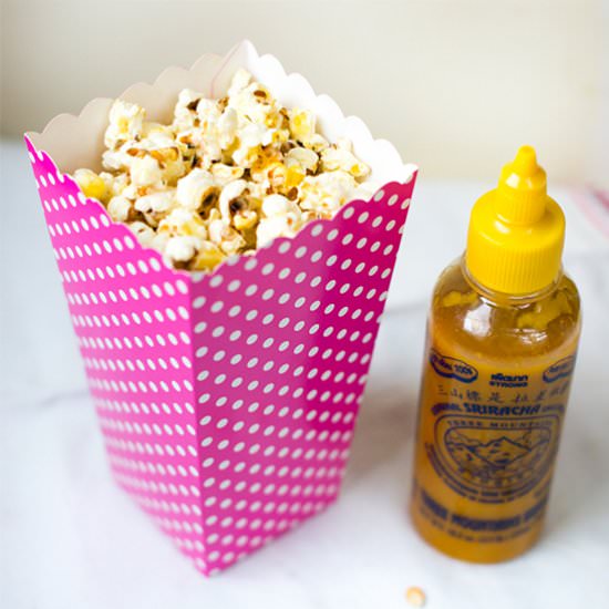 Sriracha Popcorn