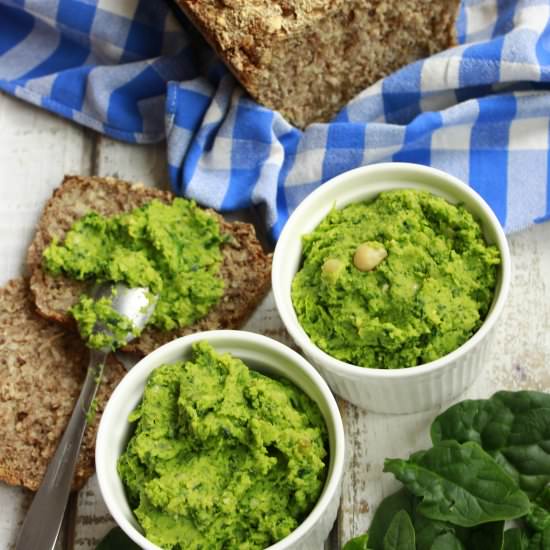 Spinach Hummus (vegan)