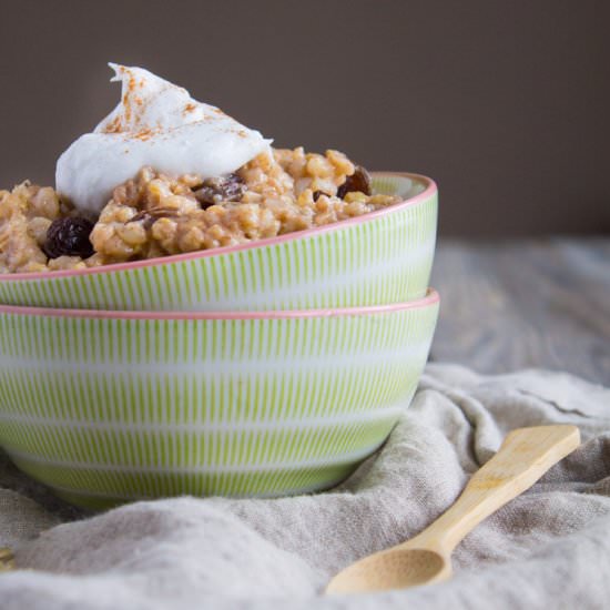 Coconut Brown Rice Pudding