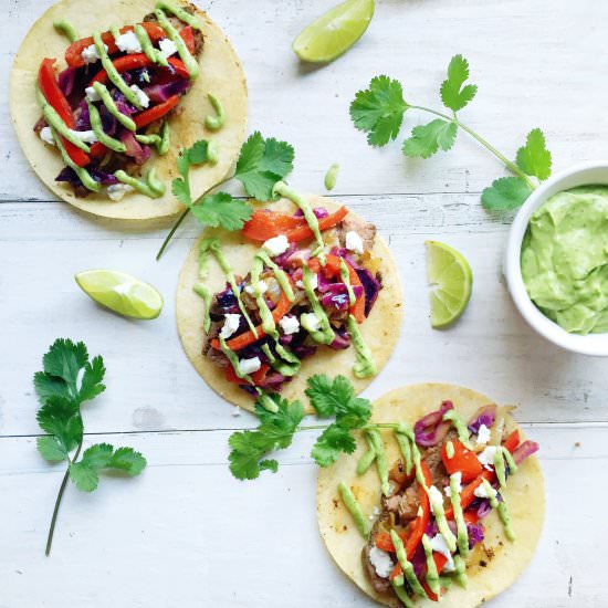 Mediterranean Steak Fajitas