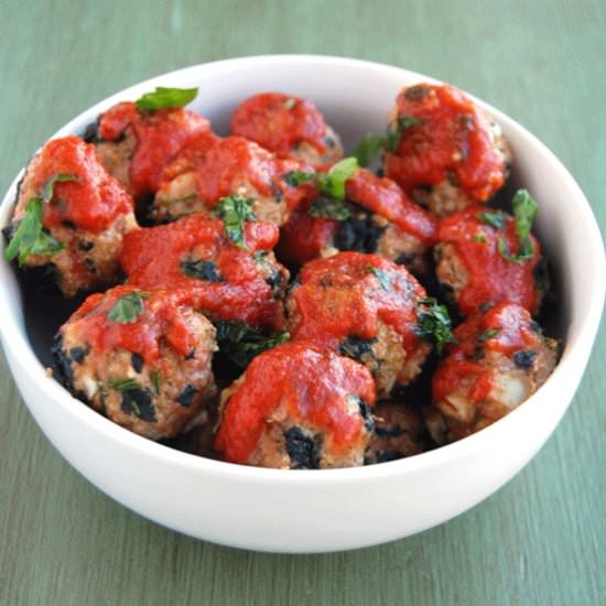 Turkey, Quinoa, Spinach Meatballs