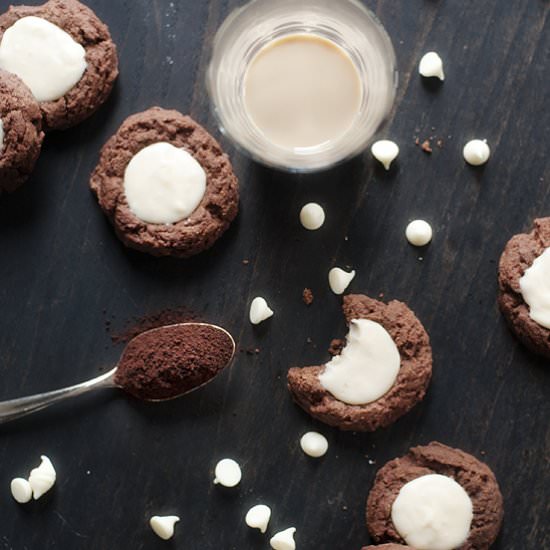 Irish Cream Mocha Thumbprints