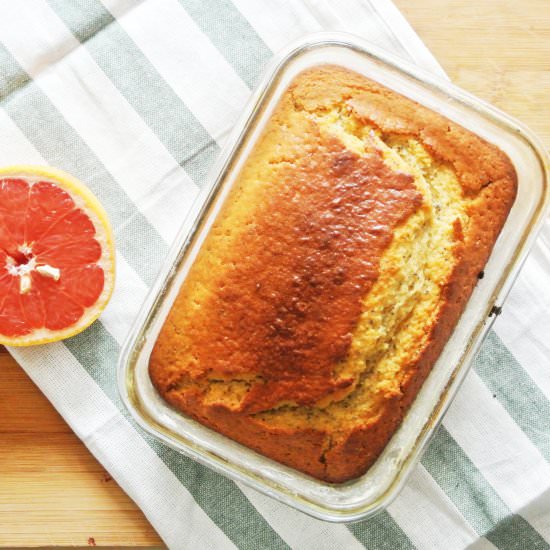 Grapefruit Poppy Seed Bread