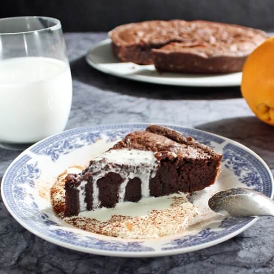 Chocolate Pie with Cointreau