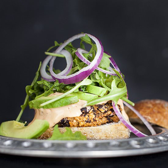 Black Bean and Quinoa Burgers