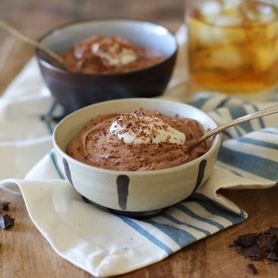 Whiskey Chocolate Chia Seed Pudding