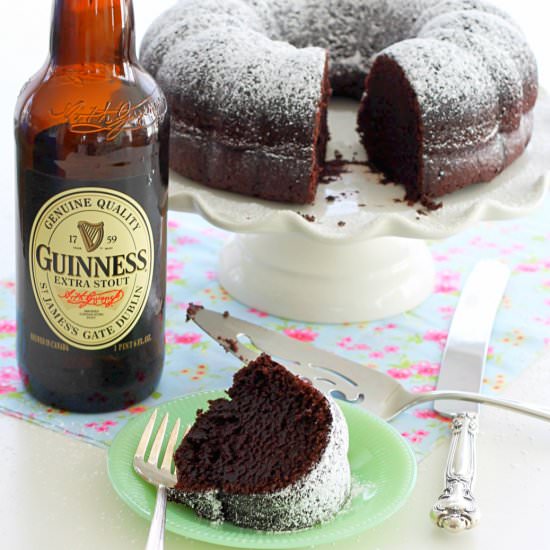 Guinness Chocolate Bundt Cake